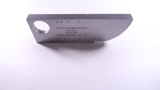 NDT IIW-Type 1 AWSD1.1/D1.1M-2015 Calibration Block 1018 Steel Test Block For Ultrasonic Flaw Detector INCH TYPE