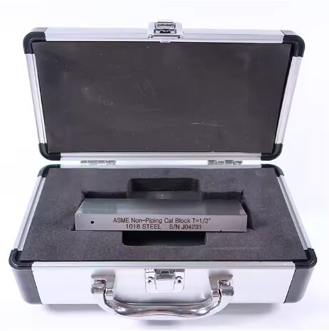 ASME Non-Piping Cal Block T=1/2 Inch ASME TYPE 1018 Steel Calibration Block For UT Shear Wave (1/2 Inch Thickness)