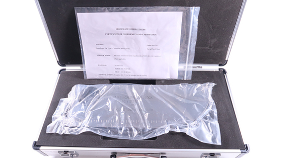 Khối hiệu chuẩn NDT IIW-Type 1 AWSD1.1/D1.1M-2015 Khối thử nghiệm thép 1018 cho Máy dò khuyết tật siêu âm LOẠI INCH