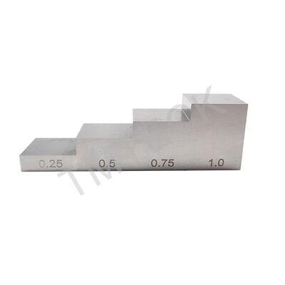 Khối Hiệu Chuẩn 4 Bước Thép 1018 với Độ Dày 0.25-0.5-0.75-1.0 Inch cho Kiểm Tra Siêu Âm